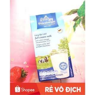 Sữa tươi tiệt trùng Oldenburger 1l thùng 12 hộp