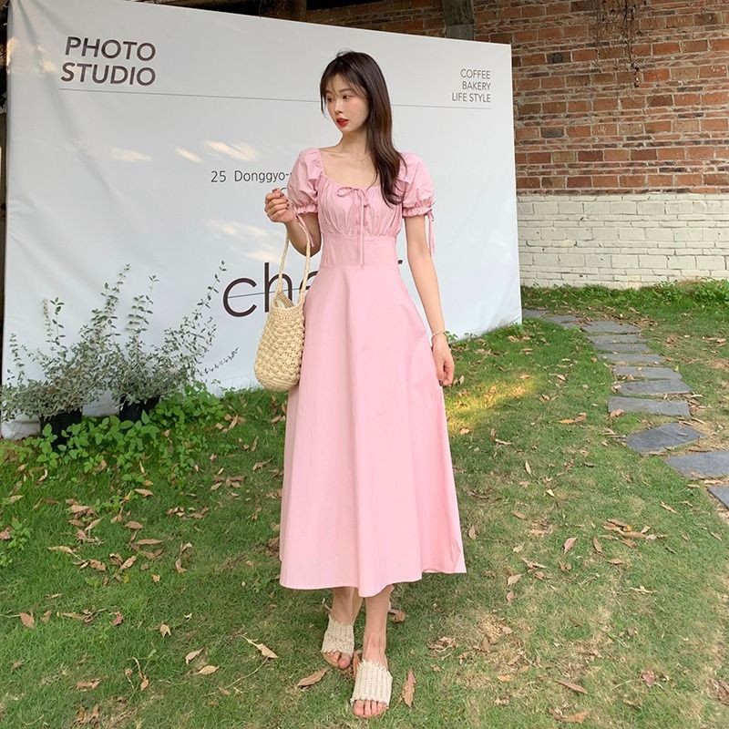 (L214) Đầm tiểu thư thắt nơ (bảng size ở cuối) | BigBuy360 - bigbuy360.vn
