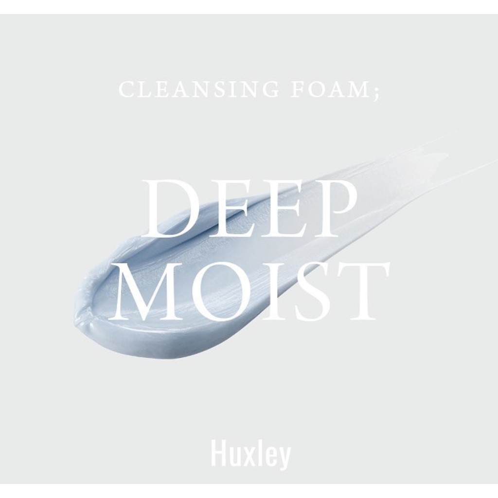 Sữa rửa mặt Huxley Cleansing Foam; Deep Clean, Deep Moist 100g + Tặng 1 Băng đô tai mèo (ngẫu nhiên)