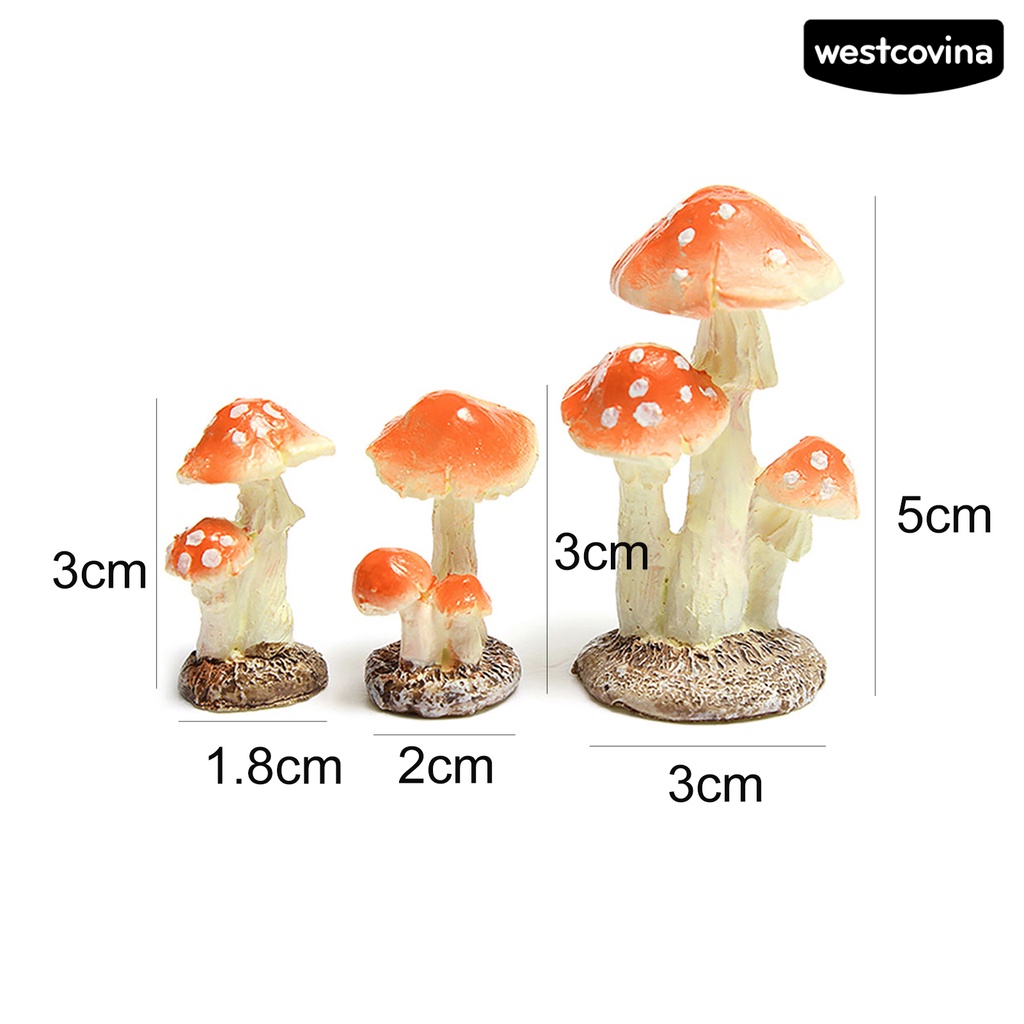 ❋ Đồ trang trí Cây Nấm Mini Trang Trí Tiểu Cảnh
