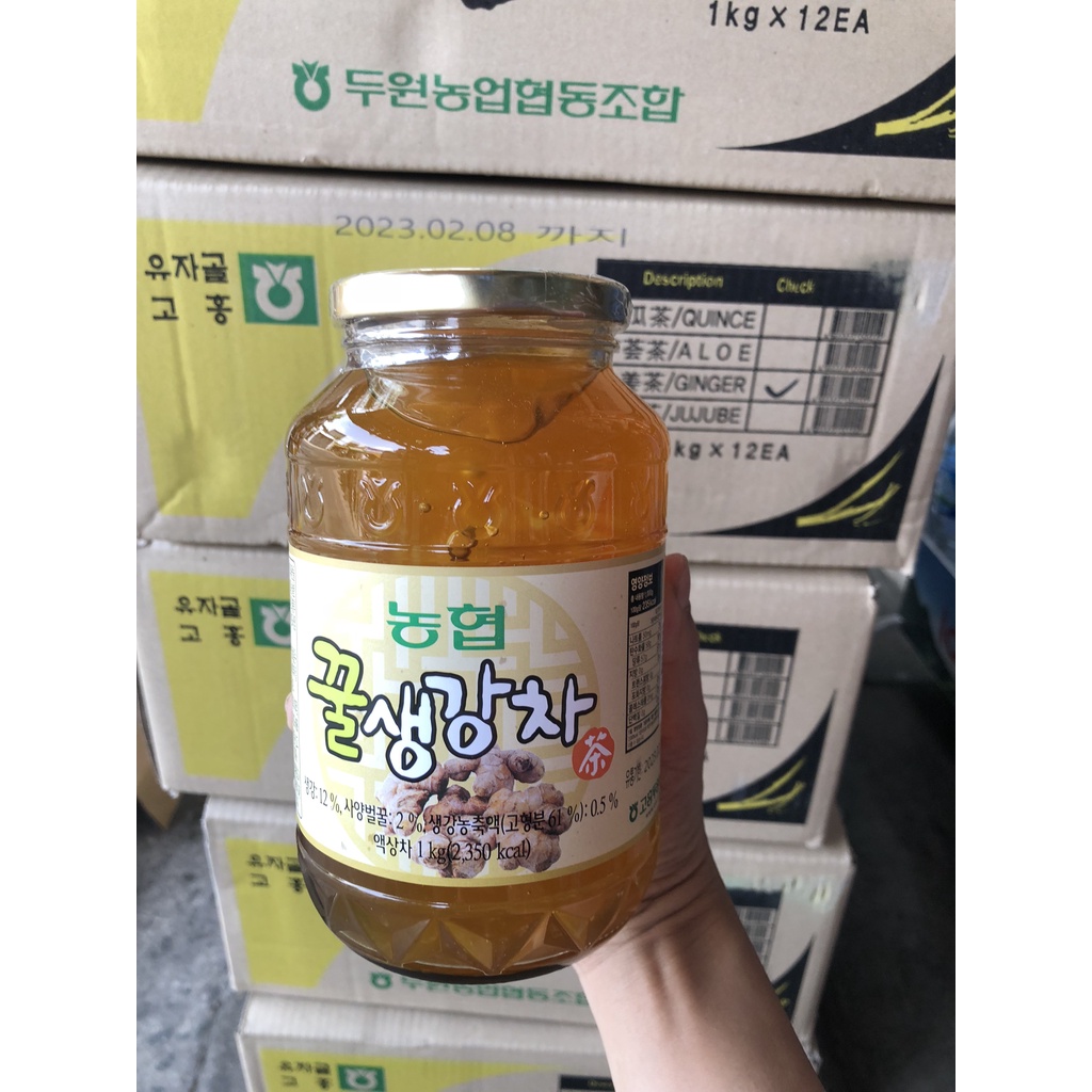 Gừng mật ong Hàn Quốc hũ 1 kg