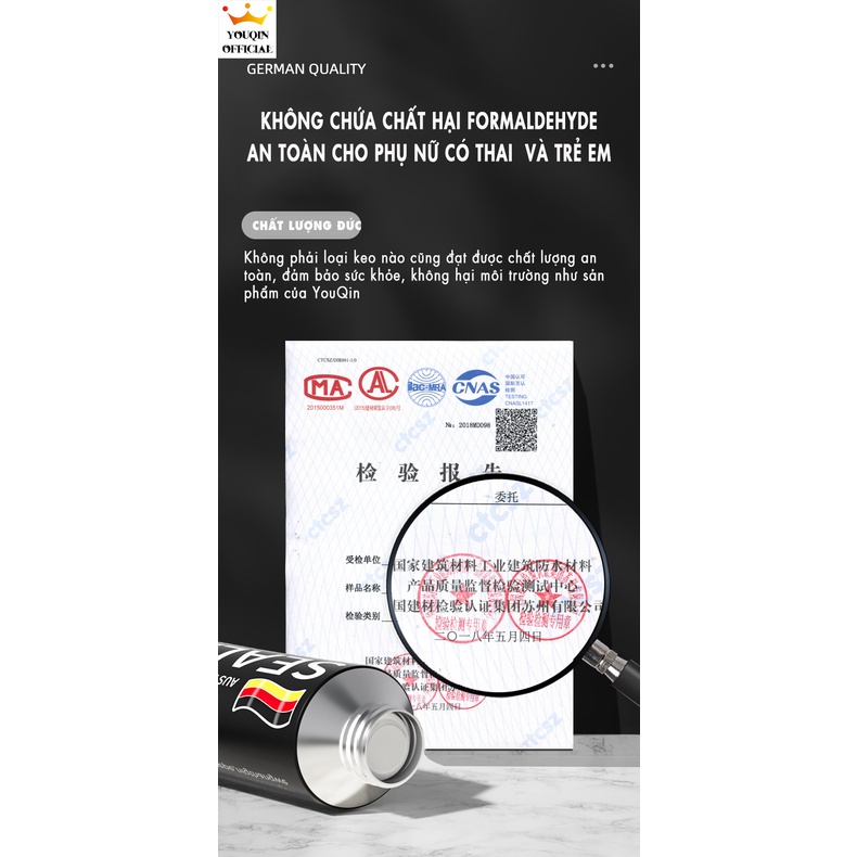 Keo Dán Tường Đa Năng Sealant Fix - Siêu Chắc Siêu Bền - Dán Mọi Bề Mặt Tường, Gạch, Kính