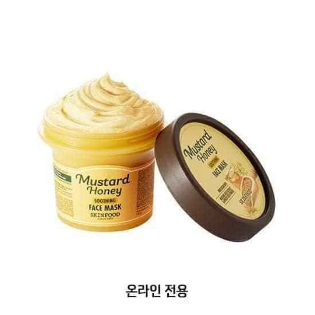 [THANH LÝ] Mặt nạ tẩy tế bào chết Skinfood Mustard Honey Soothing Face mask