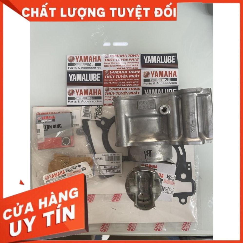 Combo 6 món Nòng Bạc Piston Ắc Ron chân Ron đầu Exciter 150 chính hãng Yamaha