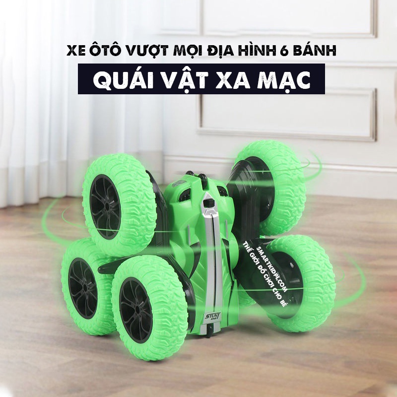 Ảnh Thật Xe ô tô điều khiển từ xa vượt mọi địa hình 6 bánh - Quái Vật Sa Mạc