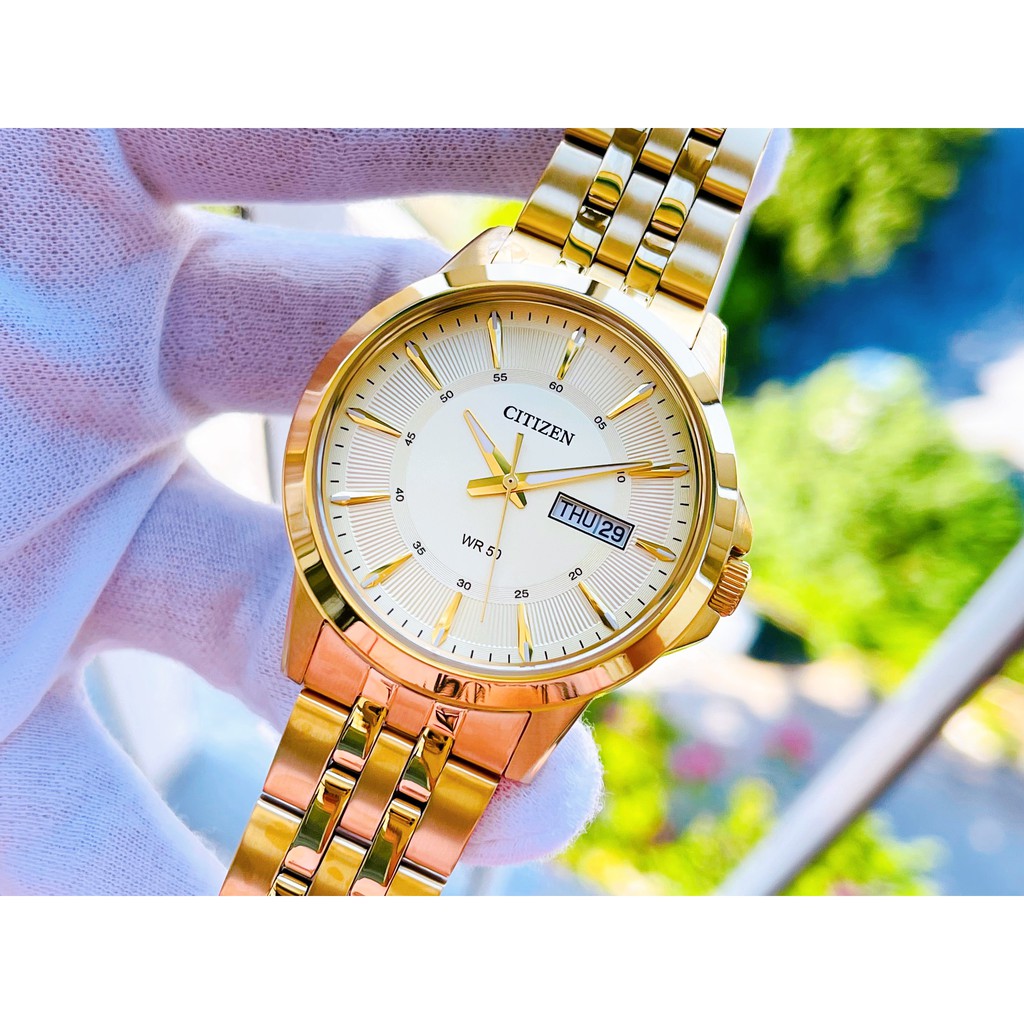 Đồng Hồ CITIZEN BF2013-56P Quartz Chính Hãng Tặng Dây Da Cao Cấp