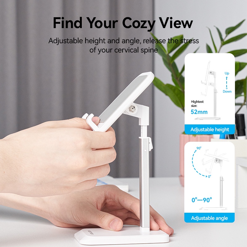 Giá đỡ điện thoại VENTION để bàn có thể điều chỉnh độ cao tiện lợi