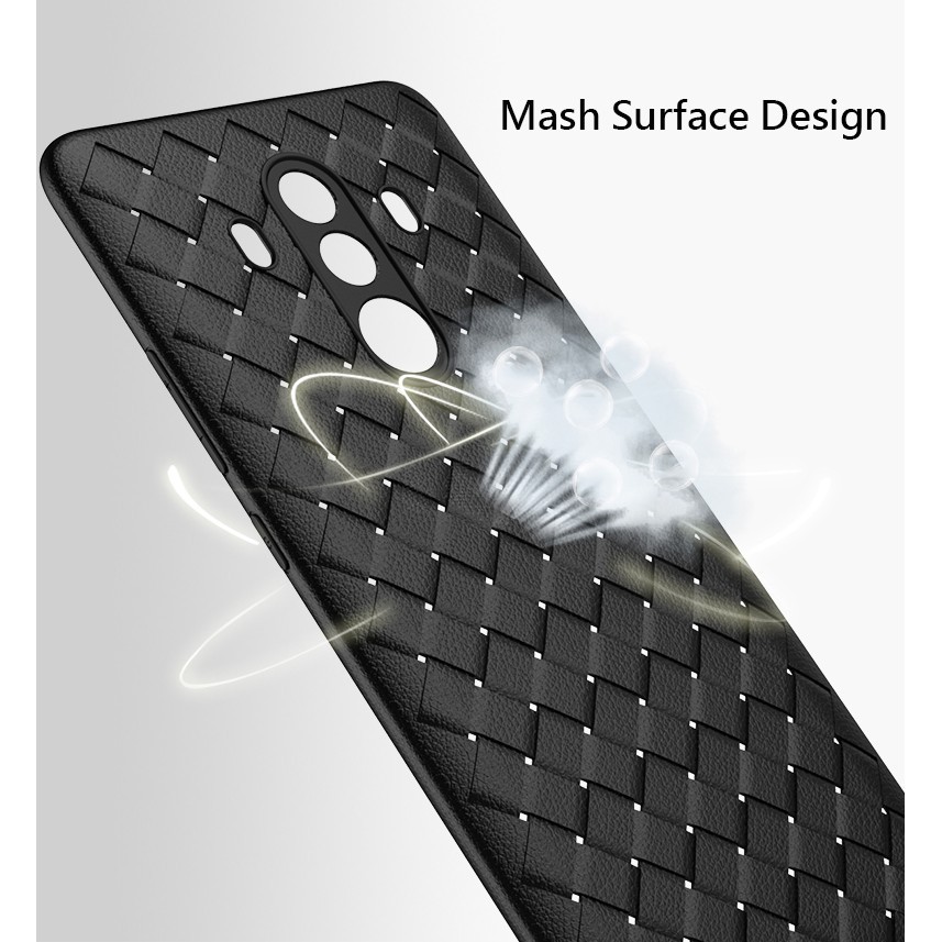 Woven Pattern Cases For Huawei Nova 2i  Mate 10 Pro Y7 Prime Soft TPU Back Cover