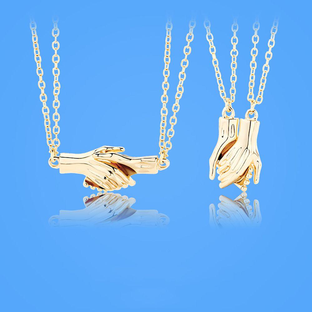 Vòng cổ Choker 2 Lớp Đơn Giản Lãng Mạn Phong Cách Hàn Quốc Cho Cặp Đôi