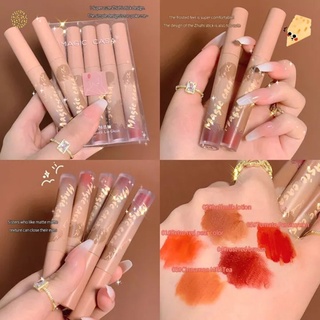 Set 5 thỏi son sáp tông lì trang điểm lâu trôi không dễ phai màu