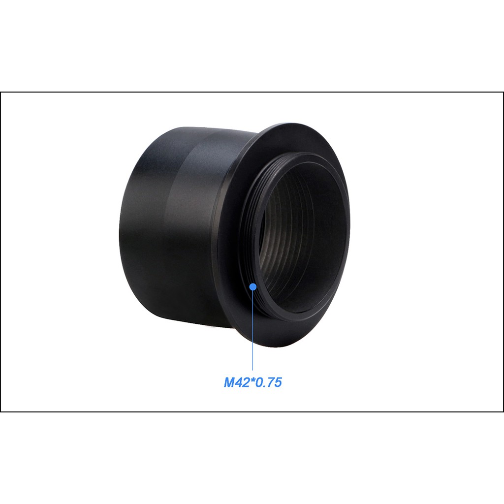 Bộ chuyển đổi SVBONY SV125 đen 2'' sang T2 chuyên dụng cho máy ảnh SLR