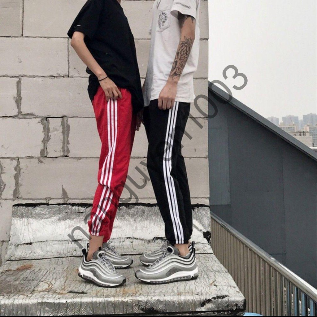 Quần thun thể thao ba sọc Ulzzang Hàn Quốc, chất nỉ đẹp mê, không lo xù lông, bay màu 152 shop Na Nguyễn