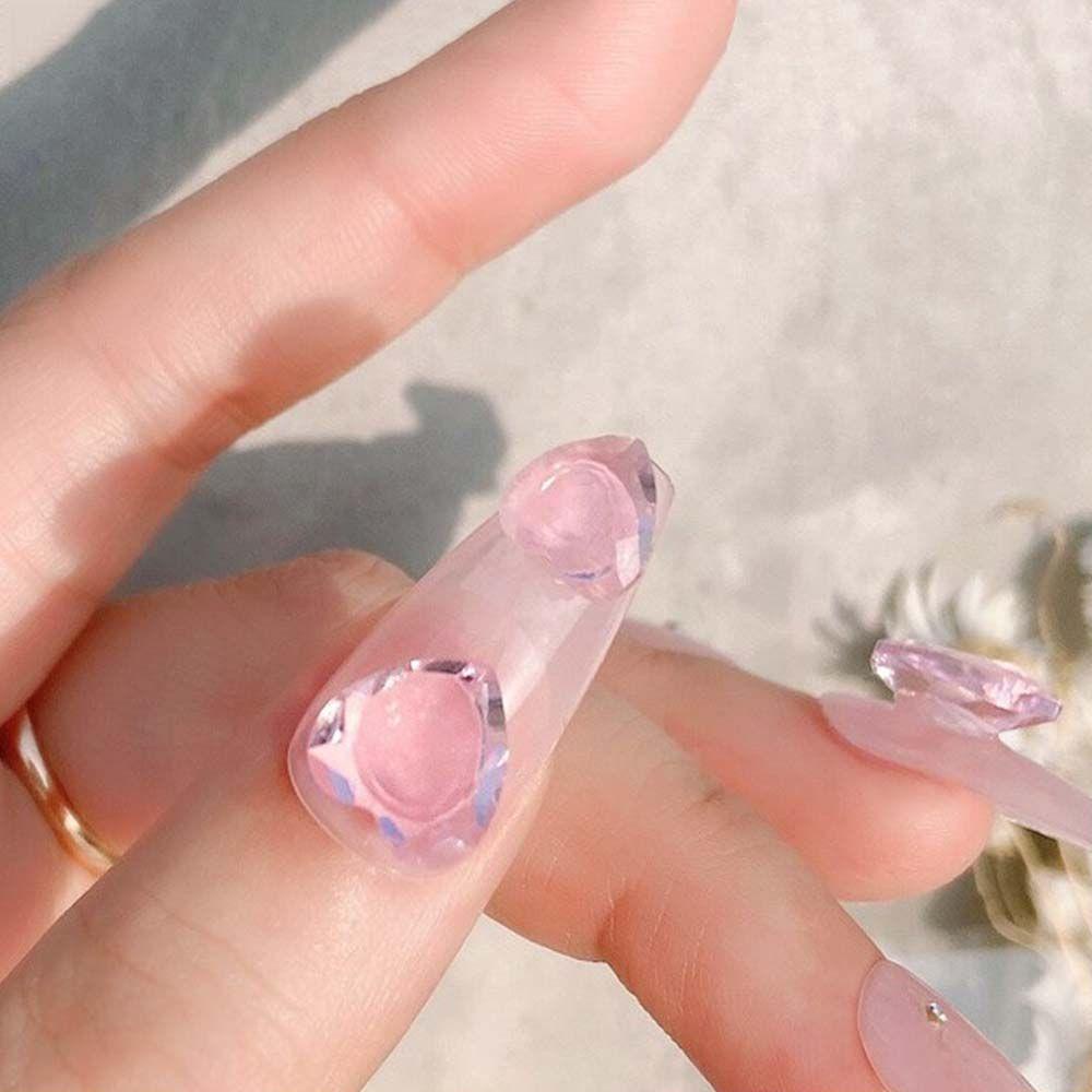Phụ Kiện Trang Trí Móng Tay Hình Trái Tim Xinh Xắn|Set 10 Phụ Kiện Trang Trí Móng Tay 3D Thời Trang|Mũi Khoan Vuông Chuyên Dụng Cho Trang Trí Móng Tay