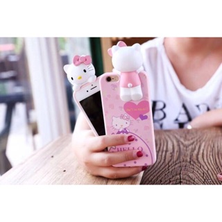 Ốp thú leo kitty doremon cho iphone