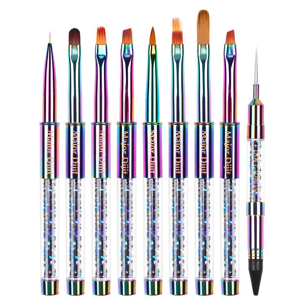 Cọ Vẽ Móng Tay Acrylic Chuyên Nghiệp Màu Gradient