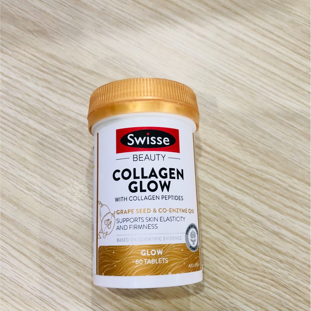 [Hàng Chuẩn ÚC] Swisse Beauty Collagen Glow - Viên uống đẹp da trẻ hóa 60/120 viên | BigBuy360 - bigbuy360.vn