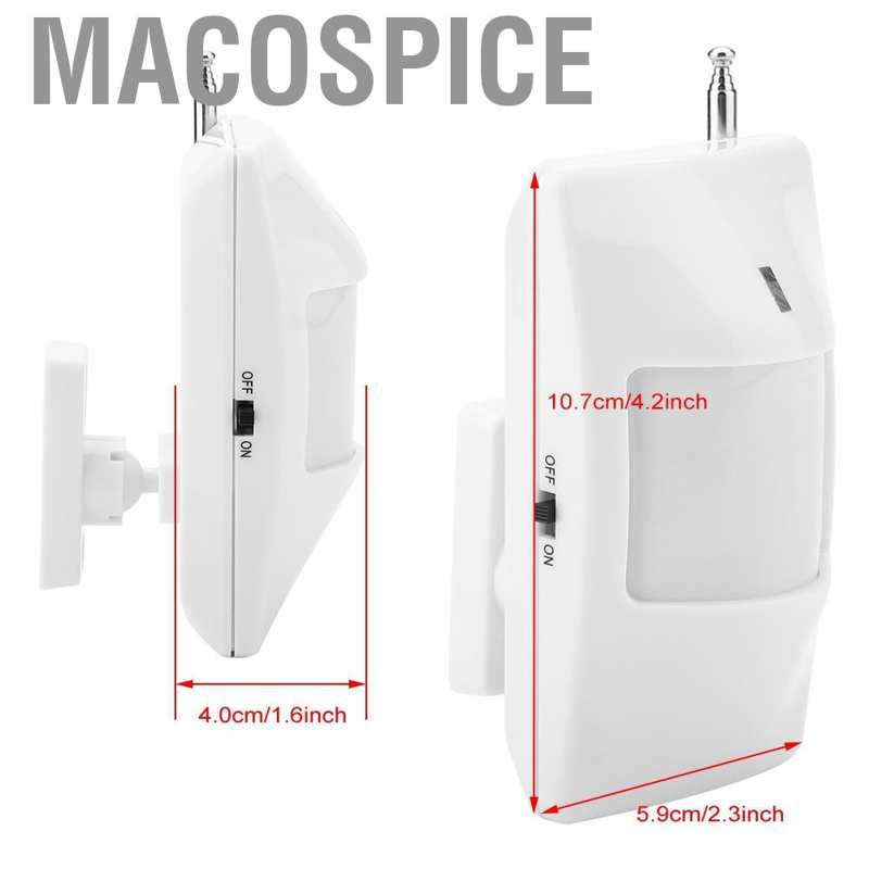 Thiết Bị Báo Động An Ninh Thông Minh Macospice 433mhz