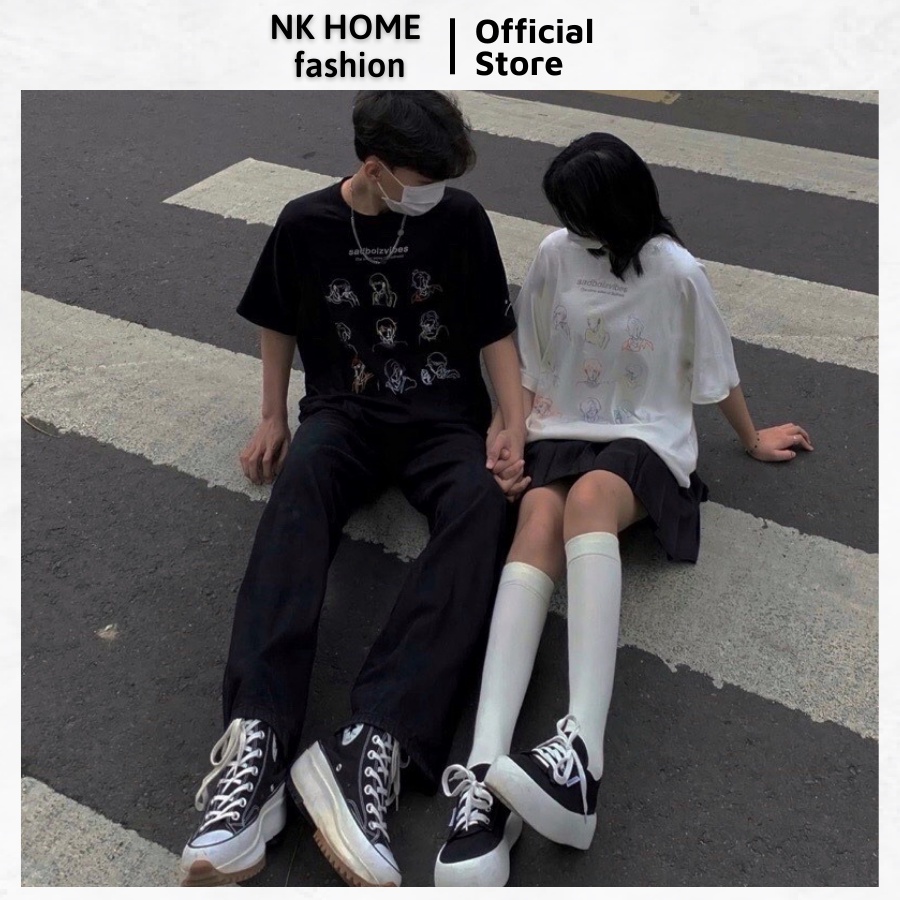 Áo ThunSad boy VIBES TOSS Tay Lỡ From Rộng Unisex - Áo Phông SHOP1999 Cho Nam Nữ Hội Nhóm