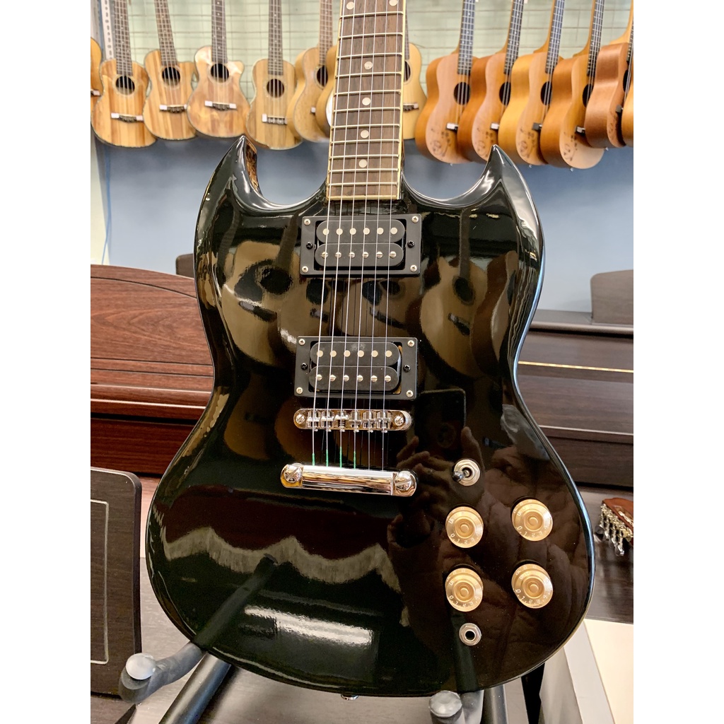 Đàn guitar điện Trung Quốc màu đen