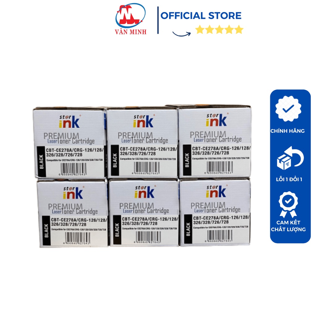Hộp mực 78A/326/328 dùng cho máy in Canon 6200, 6230, HP 1560, 1606 có lỗ đổ mực và mực thải