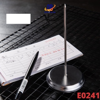 Cắm hoá đơn deli - đế kim loại - hợp kim mạ crôm - màu bạc - 1 cái - e0241