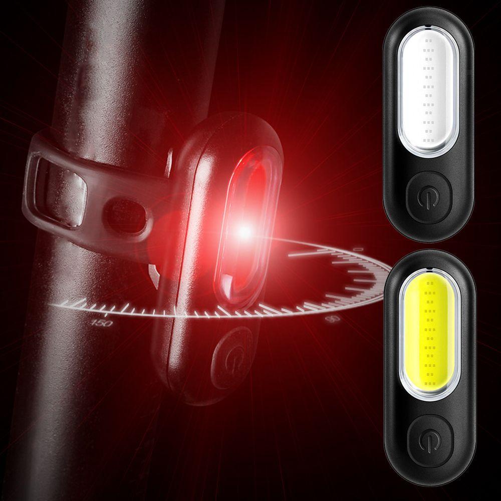 Đèn LED COB Gắn Đuôi Xe Đạp Có Thể Sạc Lại Bằng Cổng USB