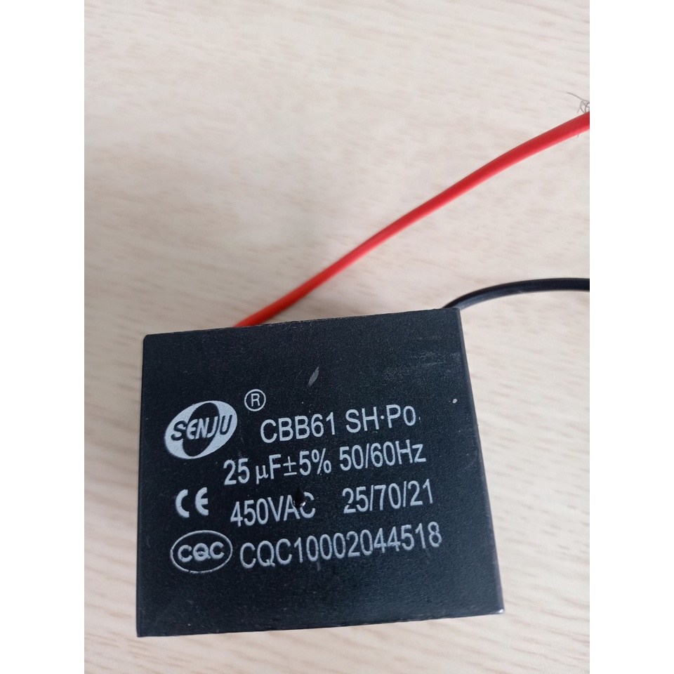 Tụ điện CBB61 25uF 450VAC