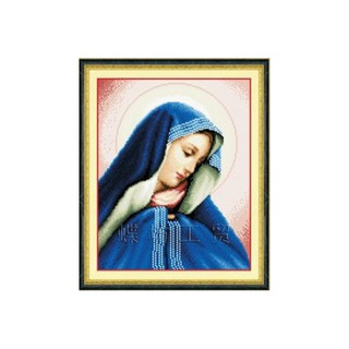 Tranh Thêu Chữ Thập Đức Mẹ Maria A863 36x43cm, chưa thêu