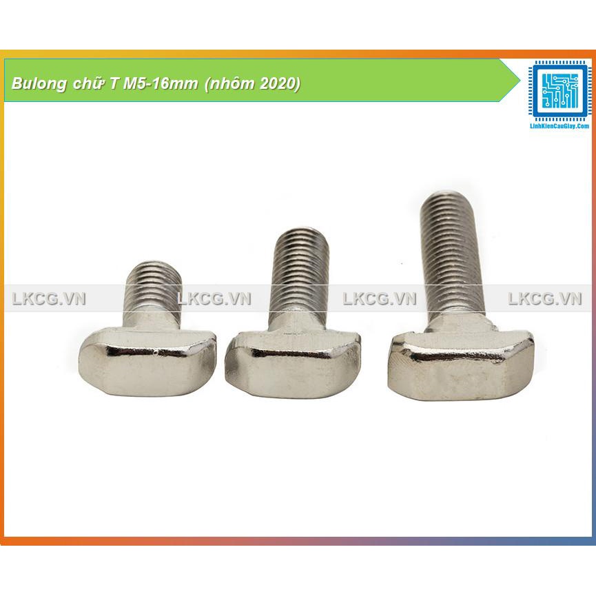 Bulong chữ T M5-16mm (nhôm 2020)
