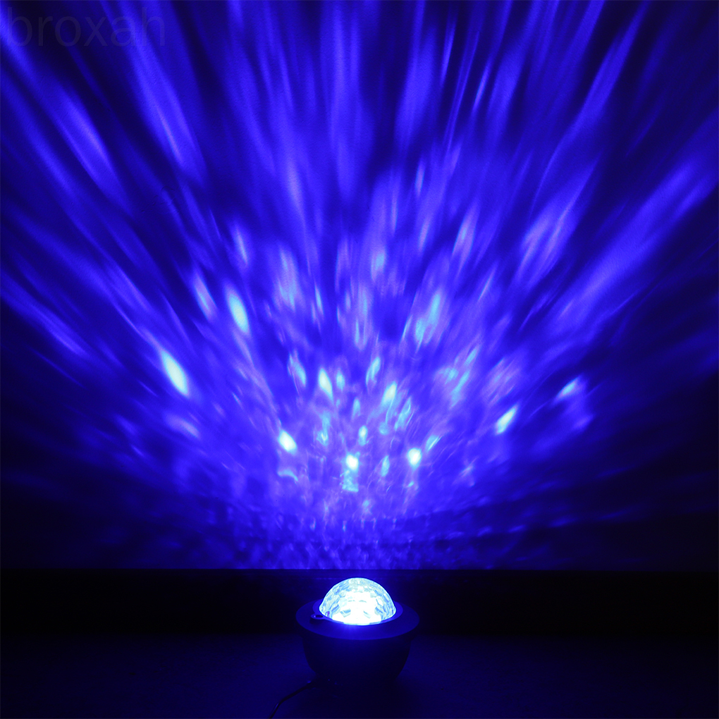 Projector Light USB Remote Control Starry Sky Projector Lamp LED Music Projection Night Lamp broxah