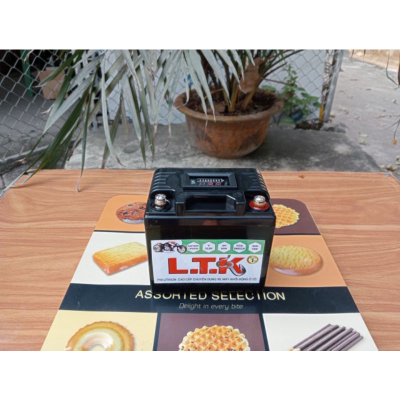 Ắc quy lithium LTK 12.8v 6ah 280cc siêu độ đèn