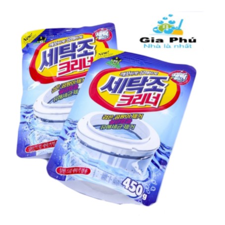 Combo 10 gói bột tẩy lồng giặt siêu sạch Hàn Quốc 450gram / gói