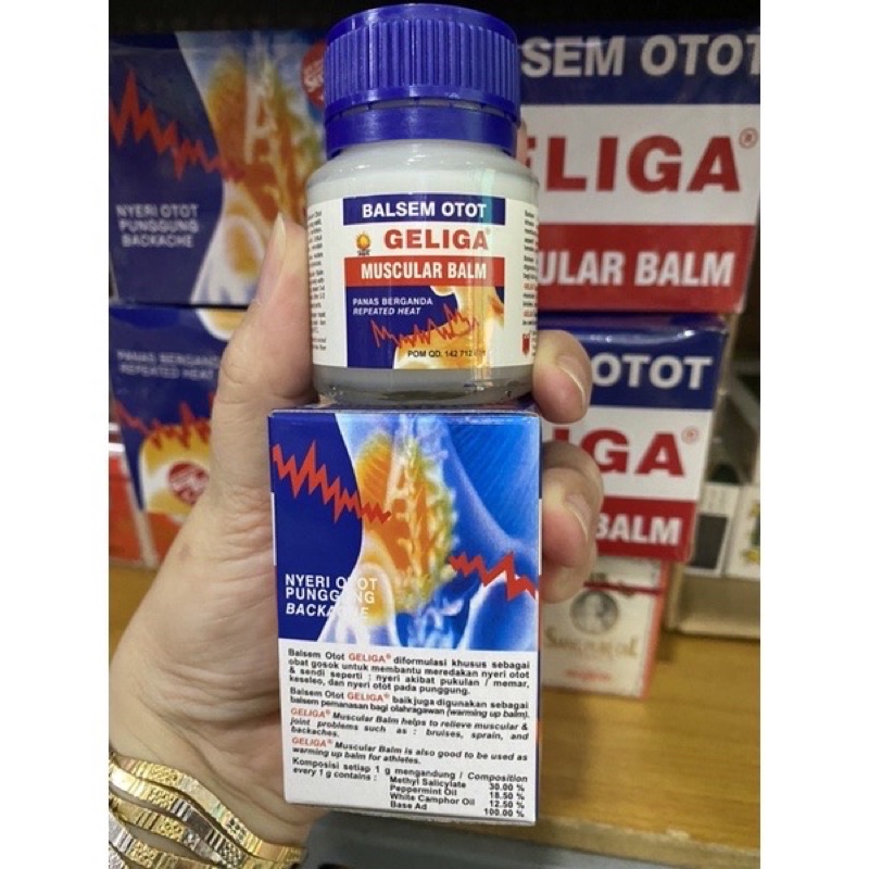 DẦU CÙ LÀ LỬA - CAO XOA BÓP NÓNG GELIGA
