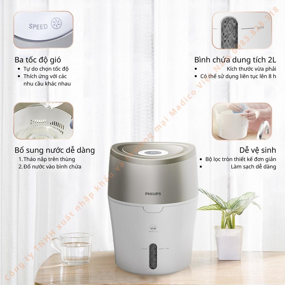 Máy tạo độ ẩm sử dụng trong gia đình thương hiệu Philips HU4803/00- BH 24 Tháng- vo2_store