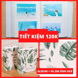 Album Ảnh + In 200 Ảnh 6x9 Ép Plastic Siêu Tiết Kiệm