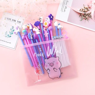 Combo 10 bút  + túi đựng bút