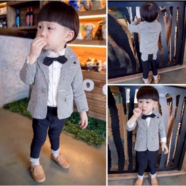 {Order} Set vest bé trai