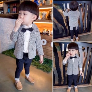 {Order} Set vest bé trai