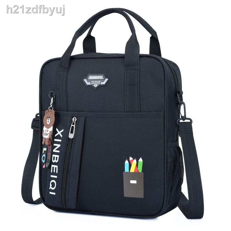 ✖Học sinh trung và tiểu Nam nữ Messenger Bag Túi xách Ba lô khắc phục hậu quả lớp 1-3-5-6 tập