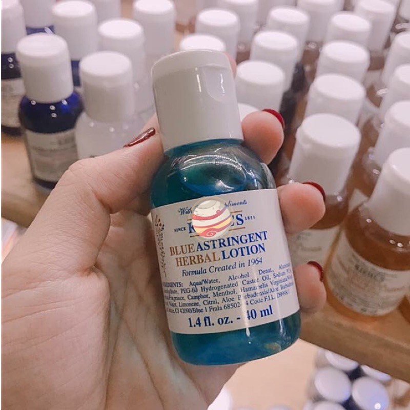 Nước hoa hồng KIEHL'S Blue Astringent Herbal Lotion Giảm Mụn