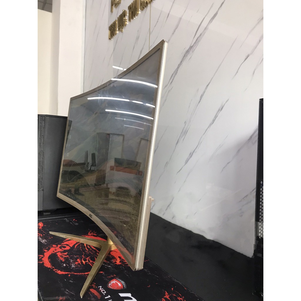 Màn hình AOC C3289 32" CONG/ mỏng, màu Gold, cực đẹp | BigBuy360 - bigbuy360.vn