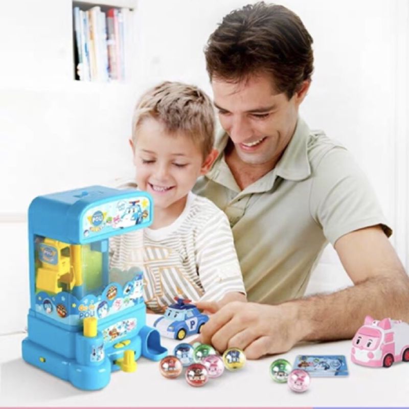 Bộ đồ chơi robot car poli biến hình/ máy bán nước tự động Poli