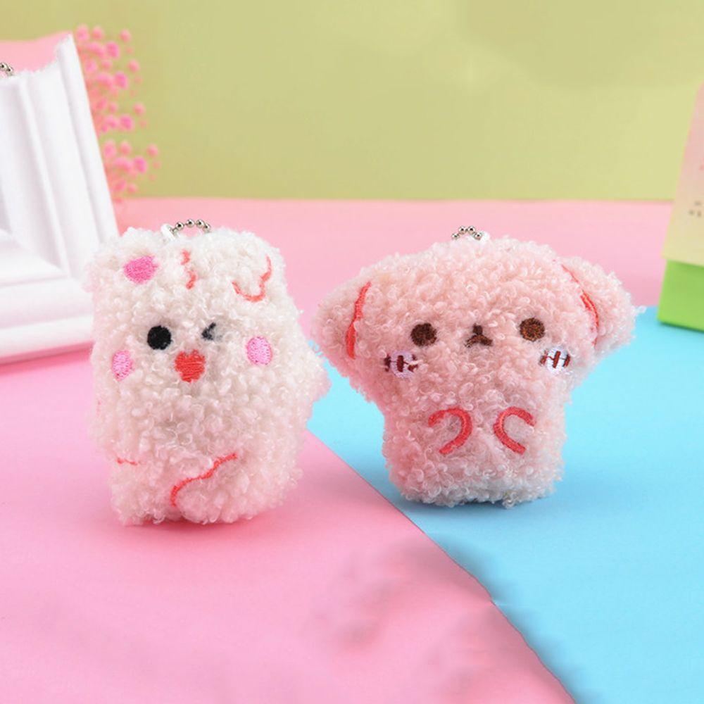 Móc Khóa Thỏ Nhồi Bông Đồ Chơi Đáng Yêu