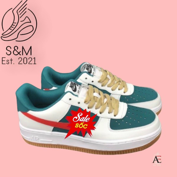 GIÀY SNEAKER AF1 MÀU XANH ĐỎ , Giày_Nike Gucci, Giày AF1 Gucci Hàng Cao Cấp | BigBuy360 - bigbuy360.vn