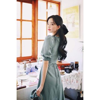 ! Real [Hàng đẹp] Đầm dạo phố nhún ngực xòe xinh xắn ! new . HOT 🚀 2021 ' . ` " ! `