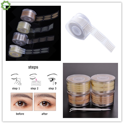 [Hàng mới về] Set 600 miếng dán kích mí vô hình không để lại dấu vết Miếng dán mí vân lưới hộp 600 cái