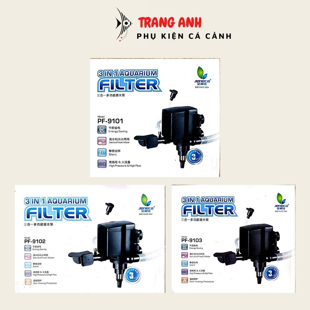 Máy bơm bể cá Jeneca PF 9101, PF 9102, PF 9103 đa chức năng cho hồ cá cảnh