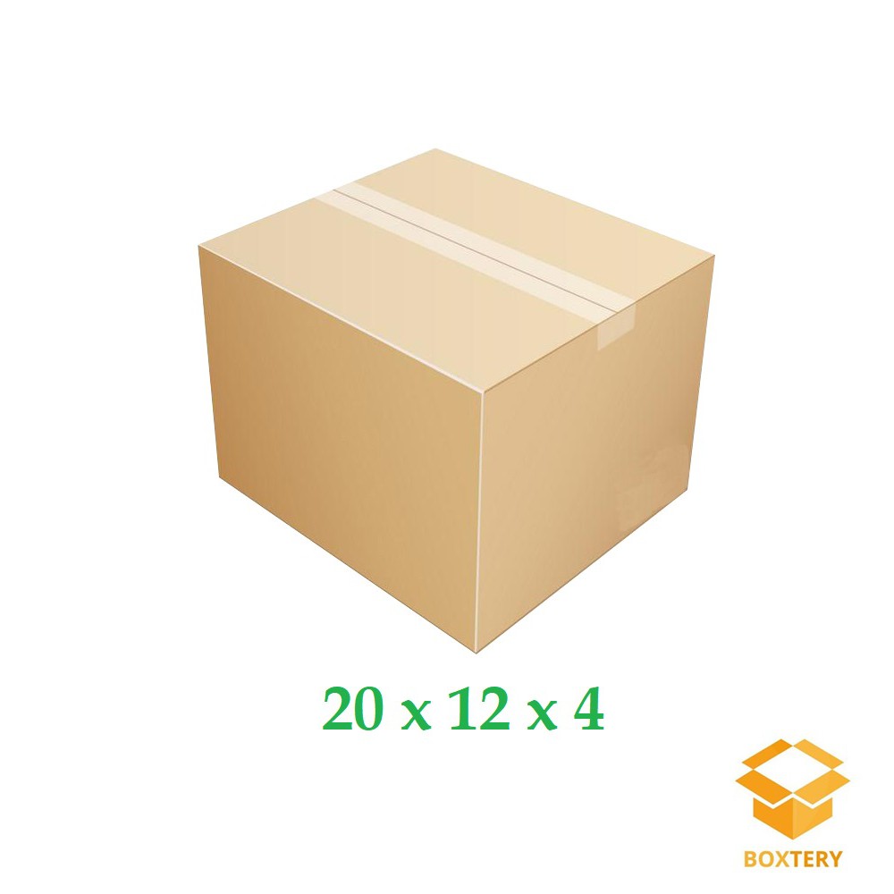 20 Thùng Carton Size 20x12x4 Cm - Hộp Carton