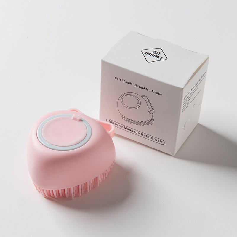 Bàn chải tắm massage cho thú cưng chất liệu silicon