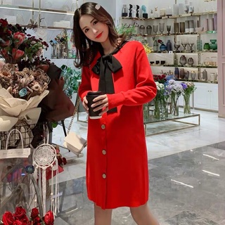 váy len bầu Quảng Châu